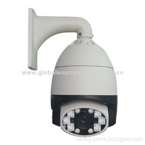1/4-inch CCD 7-inch 650TVL High-speed Dome Camera, 150m IR Distance